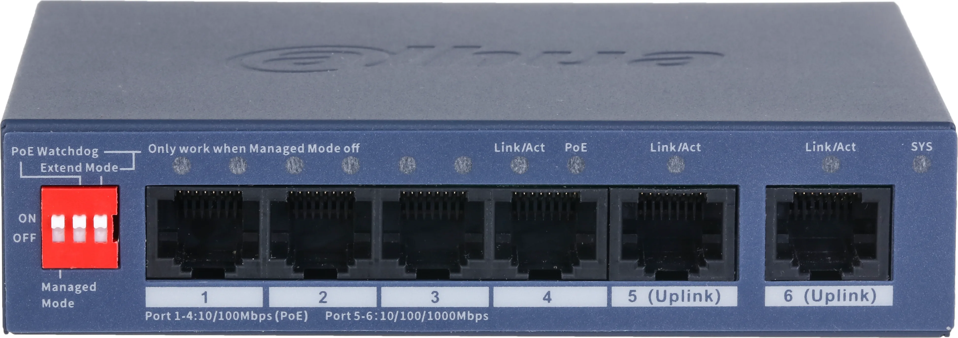 DAHUA DH-CS4006-4ET2GT-36 Коммутатор POE