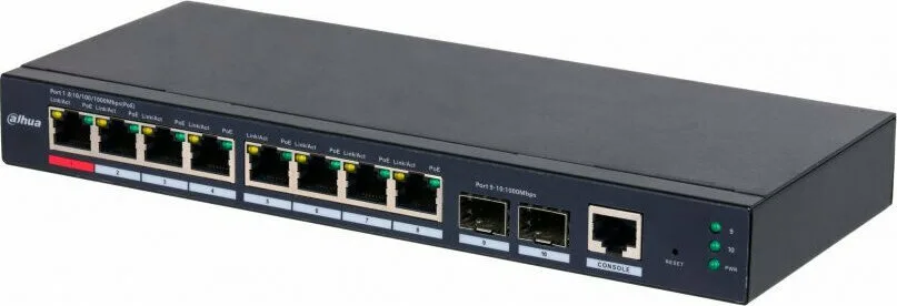 DAHUA DH-S4210-8GT-110 Коммутатор POE