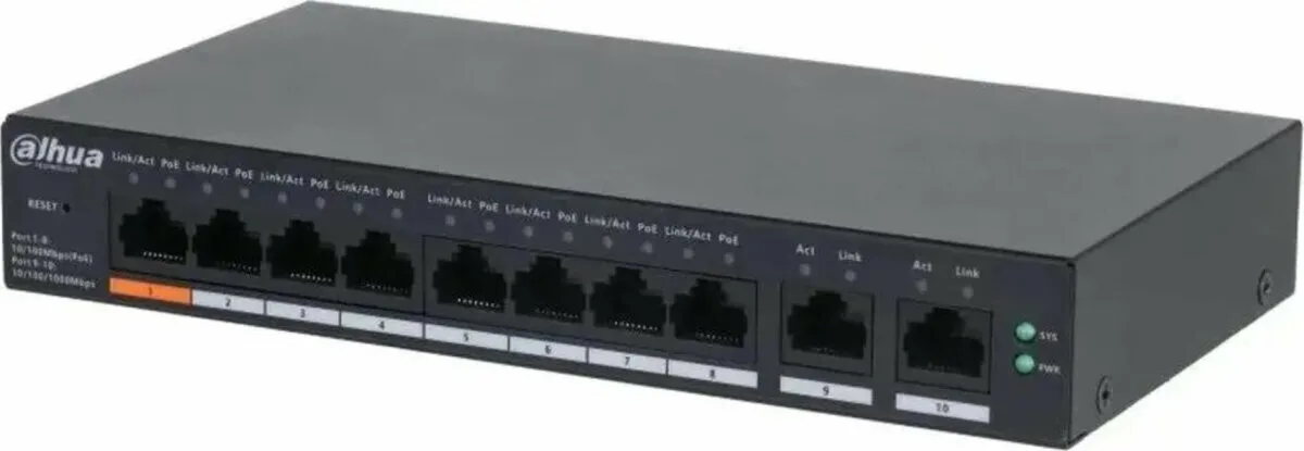 DAHUA DH-CS4010-8ET-60 Коммутатор POE
