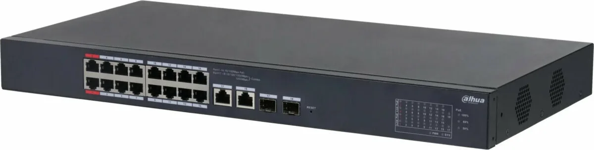 DAHUA DH-CS4218-16ET-190 Коммутатор POE
